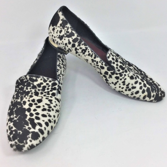 Burberry Animal Print Logo Flat Loafer 5.5 / 36.5 - Picture 1 of 8